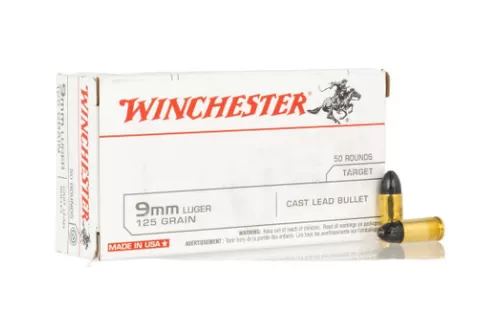 WIN USA9MM125 9MM USA TARGET CLB 125GR   50/10