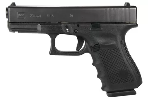 Glock, 23 Gen4, Striker Fired, Compact, 40S&W, 4.02" Barrel, Polymer Frame, Matte Finish, Fixed Sights, 13Rd, 3 Magazines