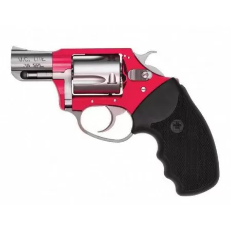 Charter Arms Undercover Lite Red/Stainless 38 Special Revolver - 5 Rounds, 2