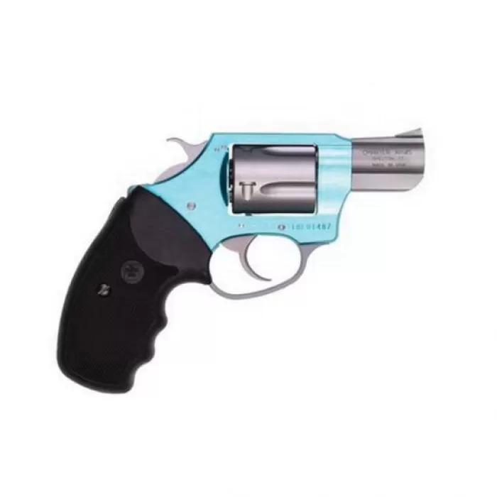 Charter Arms Undercover Lite Small .38 Spl Revolver, 2-Tone - Turquoise and Stainless - 53860 Charter Arms Undercover Lite Small .38 Spl Revolver, 2-Tone - Turquoise and Stainless - 53860