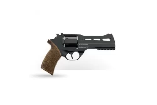 Chiappa Firearms Rhino 50DS 357 Mag 6rd 5" Blued Cylinder Black Steel Barrel Black Anodized Aluminum Frame Walnut Grip