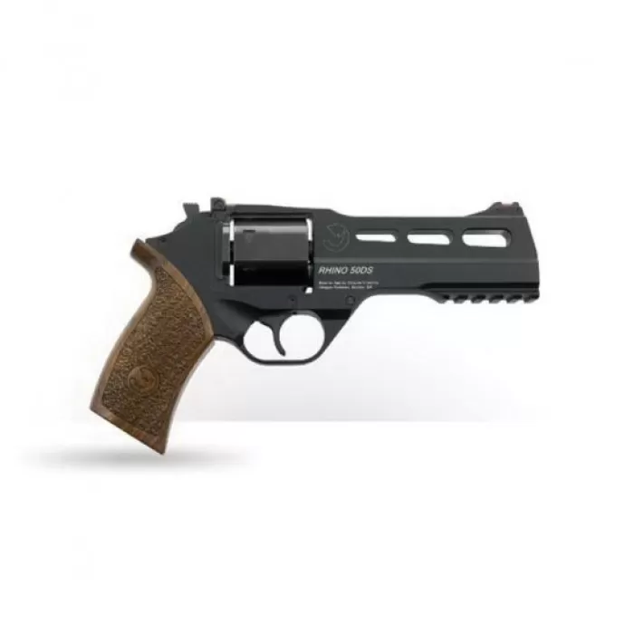 Chiappa Firearms Rhino 50DS 357 Mag 6rd 5" Blued Cylinder Black Steel Barrel Black Anodized Aluminum Frame Walnut Grip Chiappa Firearms Rhino 50DS 357 Mag 6rd 5" Blued Cylinder Black Steel Barrel Black Anodized Aluminum Frame Walnut Grip