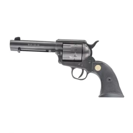 Chiappa Firearms SAA 1873 22-10 Dual Cylinder Medium 4.75" .22lr/.22 WMR Revolver, Blue - CF340.155D