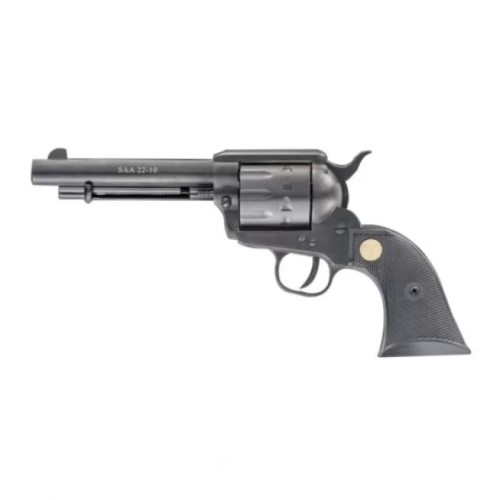 Chiappa Firearms SAA 1873 22-10 Dual Cylinder Medium 5.5" .22lr/.22 WMR Revolver, Blue - CF340.160D