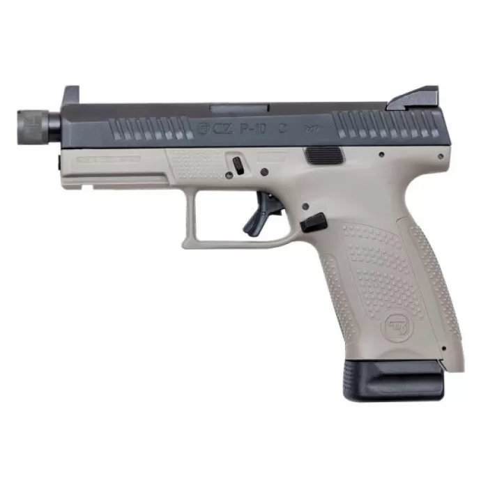 CZ P-10 Cmp 9Mm 4.6" Gry SR NS 17Rd 91519