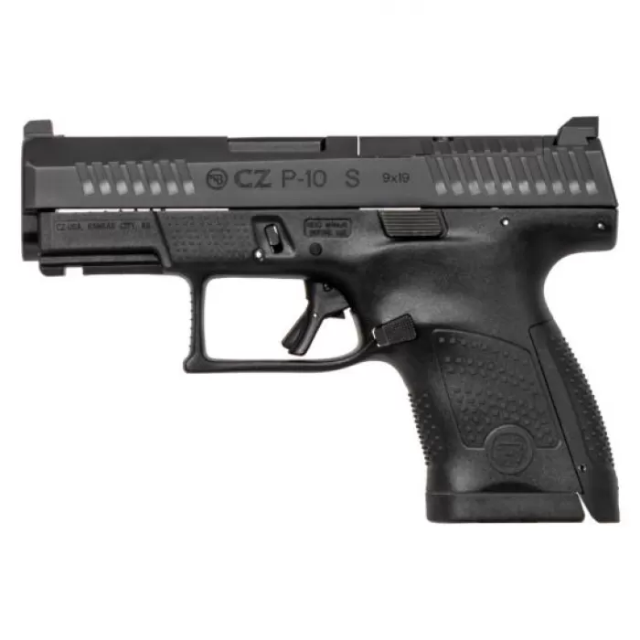 CZ-USA P-10 S Optics Ready (Low Capacity) 9mm Pistol, Blk - 05170