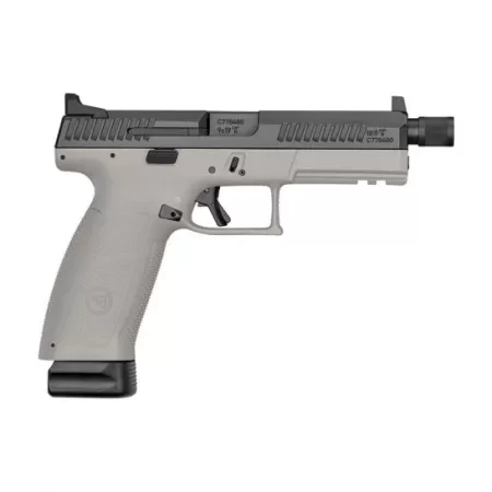 CZ-USA CZ P-10 F Urban Grey Suppressor-Ready (Low Capacity) 9mm Pistol, Gray - 01544