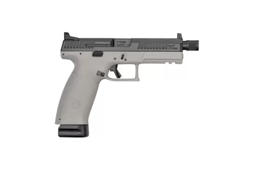 CZ-USA CZ P-10 F Urban Grey Suppressor-Ready (Low Capacity) 9mm Pistol, Gray - 01544