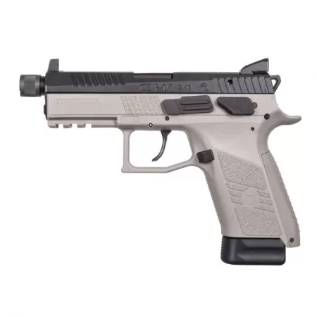 CZ-USA CZ P-07 Suppressor-Ready (Low Capacity) 9mm Pistol, Urban Gray - 01288