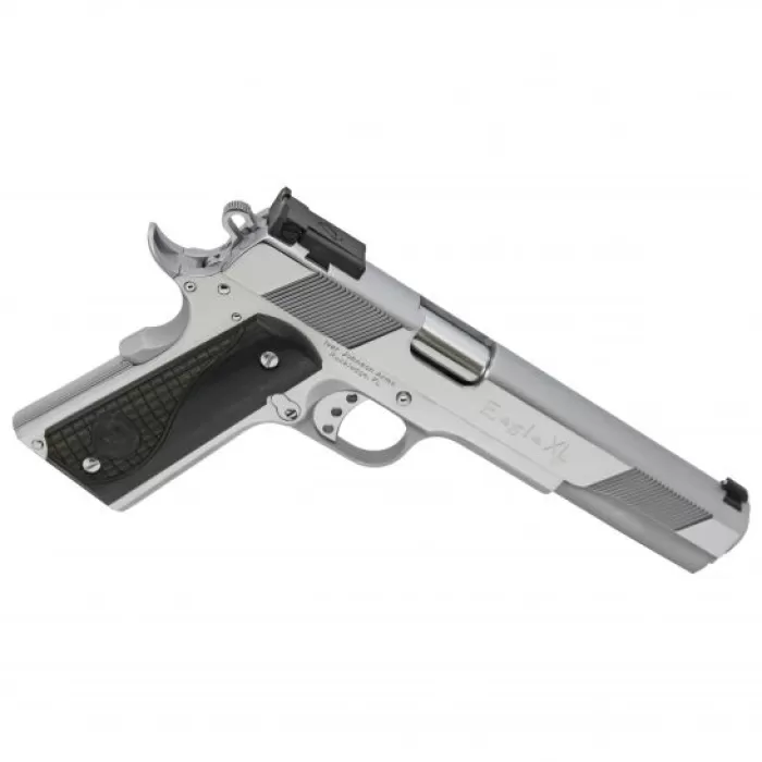 Iver Johnson Arms 1911 Eagle Deluxe 10mm Pistol, High Polished Bright Chrome Plated - EAGLEXLC10