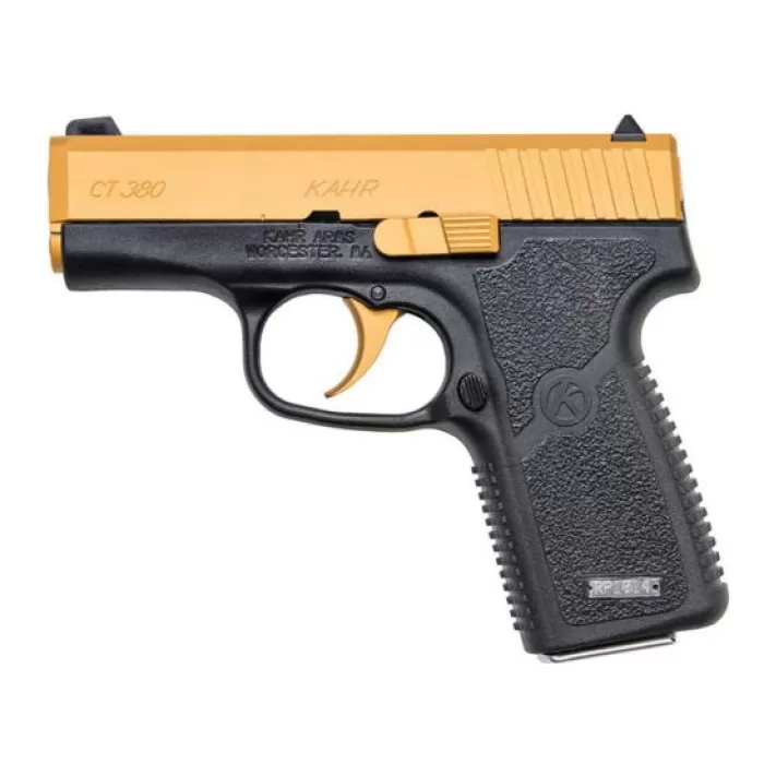 Kahr Valve Series CT380 Gold .380 ACP Pistol, Blk - CT3833CG Kahr Valve Series CT380 Gold .380 ACP Pistol, Blk - CT3833CG