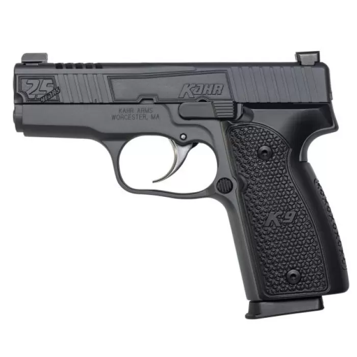 Kahr Premium Series 25th Anniversary K9 Limited Edition 9mm Pistol, Cerakote Sniper Gray - K9094NC1 Kahr Premium Series 25th Anniversary K9 Limited Edition 9mm Pistol, Cerakote Sniper Gray - K9094NC1