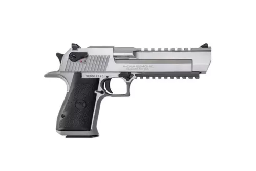 Magnum Research Desert Eagle Mark XIX .50 AE Pistol, Brushed Stainless Steel - DE50SR