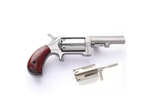 North American Arms Sidewinder Small 2.5" .22 Mag/.22lr Revolver, SS - SWC250