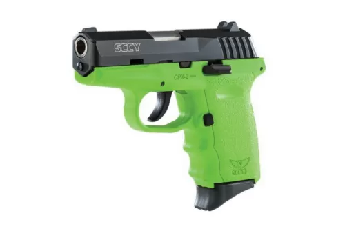 SCCY CPX-2 9mm Pistol, Lime Green - CPX2CBLG