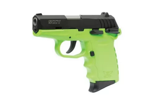 SCCY CPX-1 9mm Pistol, Lime Green - CPX1CBLG