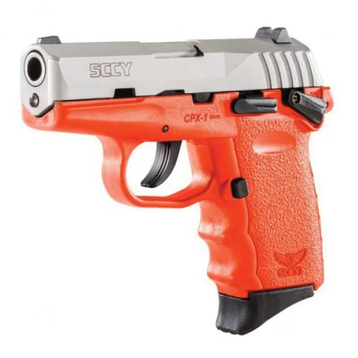 SCCY CPX-1 9mm Pistol, Orange - CPX1TTOR SCCY CPX-1 9mm Pistol, Orange - CPX1TTOR