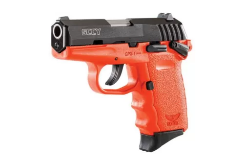 SCCY CPX-1 9mm Pistol, Orange - CPX1CBOR