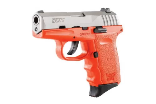 SCCY CPX-2 9mm Pistol, Orange - CPX2TTOR
