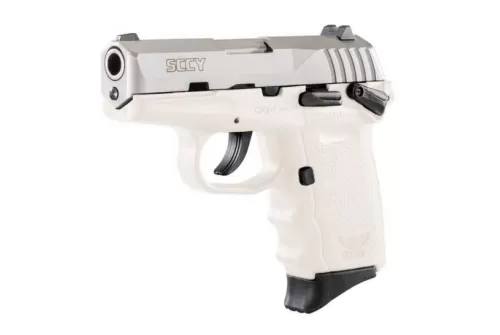 SCCY CPX-1 9mm Pistol, White - CPX1TTWT