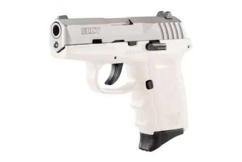 SCCY CPX-2 9mm Pistol, White - CPX2TTWT