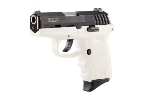 SCCY CPX-2 9mm Pistol, White - CPX2CBWT
