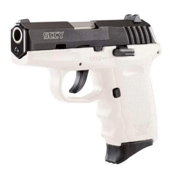 SCCY CPX-2 9mm Pistol, White - CPX2CBWT SCCY CPX-2 9mm Pistol, White - CPX2CBWT