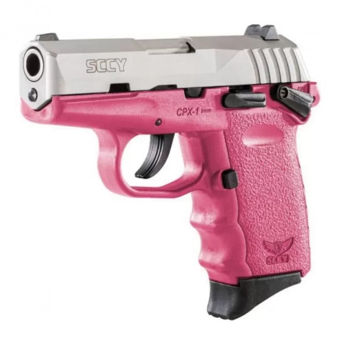 SCCY CPX-1 9mm Pistol, Pink - CPX1TTPK SCCY CPX-1 9mm Pistol, Pink - CPX1TTPK
