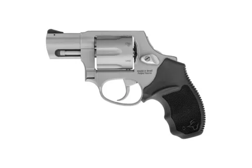 Taurus 2-856029CH 856 38 Special +P 6rd 2" Matte Stainless Steel Black Rubber Grip