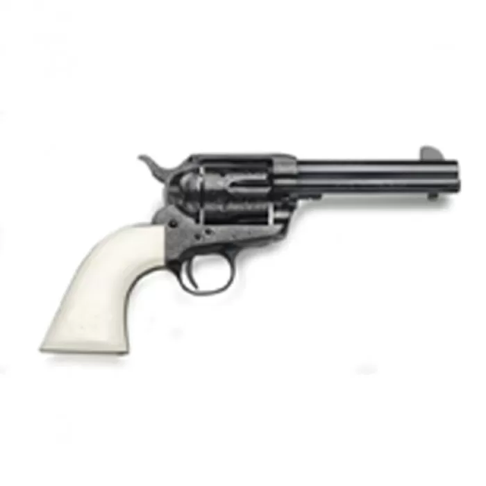 Taylors & Company Outlaw Legacy .45 LC Revolver, Blue Engraved - OG1401