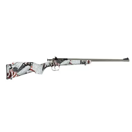 Keystone Sporting Arms Crickett/Hydrodipped Synthetic .22lr Bolt Action Rifle, One Nation - KSA3169