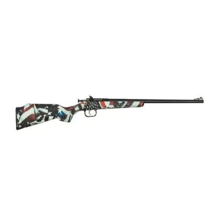 Keystone Sporting Arms Crickett/Hydrodipped Synthetic .22lr Bolt Action Rifle, One Nation - KSA2169
