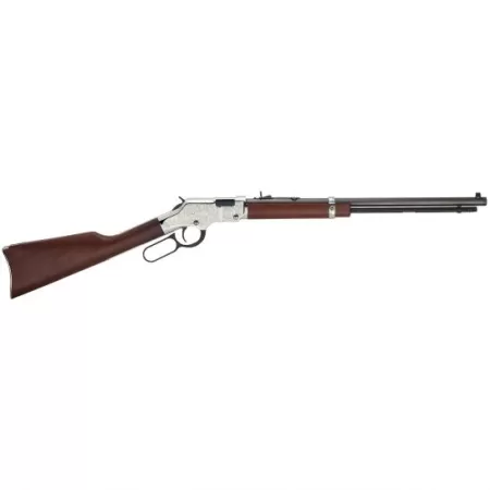 Henry The Silver Eagle .17 HMR Lever Action Rifle, Brown - H004SEV