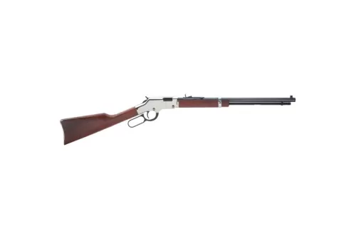 Henry Golden Boy Silver .17 HMR Lever Action Rifle, Brown - H004SV