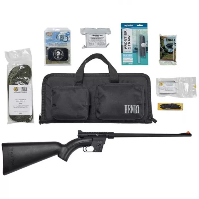 Henry U.S. Survival Pack .22lr Semi-Automatic Survival AR-7 Rifle Kit - H002BSGB Henry U.S. Survival Pack .22lr Semi-Automatic Survival AR-7 Rifle Kit - H002BSGB