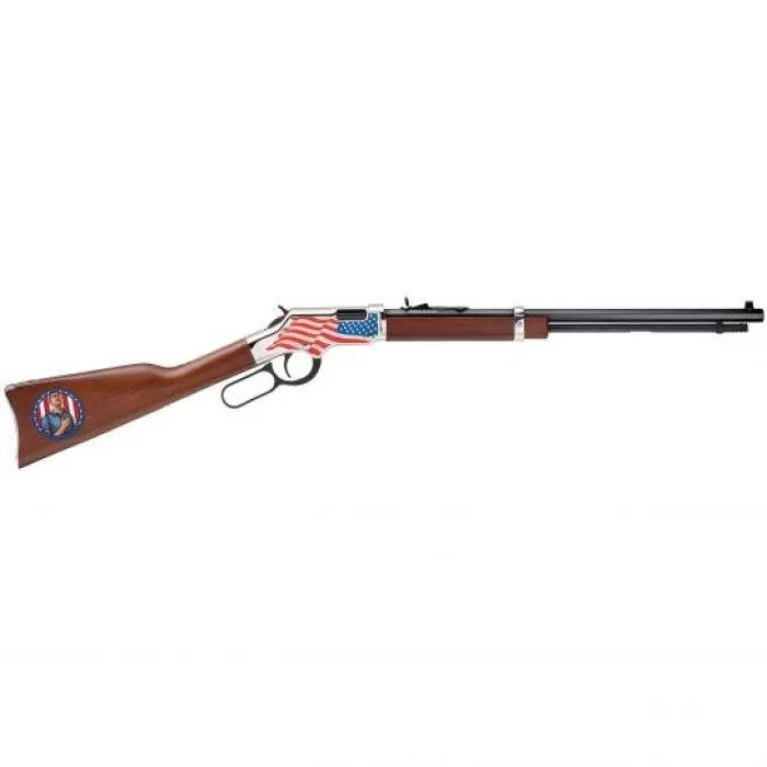 Henry Stand for the Flag Edition .22 S/l/lr Lever Action Rifle, Brown - H004SFF