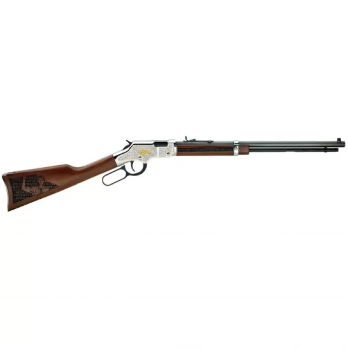 Henry Salute to Scouting Tribute Edition .22 S/l/lr Lever Action Rifle, Brown - H004STS Henry Salute to Scouting Tribute Edition .22 S/l/lr Lever Action Rifle, Brown - H004STS