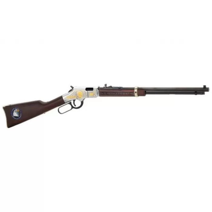 Henry Law Enforcement Tribute Edition .22 S/l/lr Lever Action Rifle, Brown - H004LE