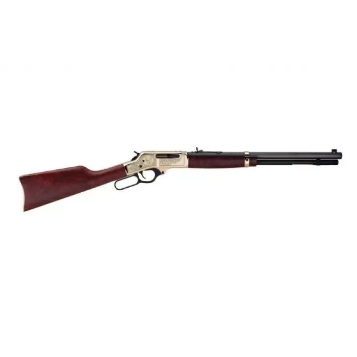 Henry Brass Wildlife Edition .30-30 Win Lever Action Rifle, Brown - H009BWL Henry Brass Wildlife Edition .30-30 Win Lever Action Rifle, Brown - H009BWL