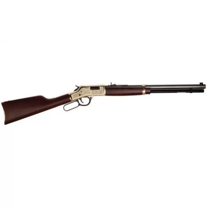 Henry American Oilman Tribute Edition .44 Mag/.44 Spl Lever Action Rifle, Brown - H006OM Henry American Oilman Tribute Edition .44 Mag/.44 Spl Lever Action Rifle, Brown - H006OM