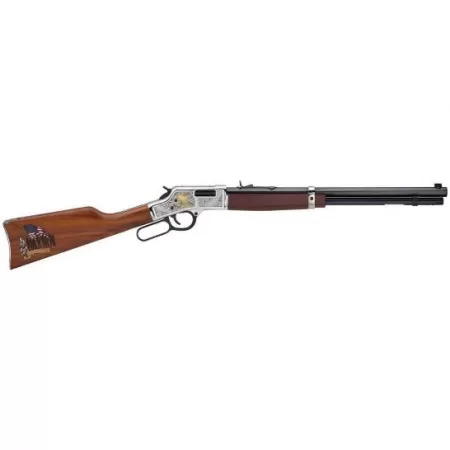 Henry God Bless America Edition Big Boy .44 Mag/.44 Spl Lever Action Rifle, Brown - H006GBA
