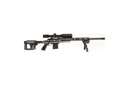 Howa M1500 6.5 Crd Bolt Action Rifle w/ 4-16x50mm Long Range Scope, American Flag Grayscale Cerakote - HCRA72597USG