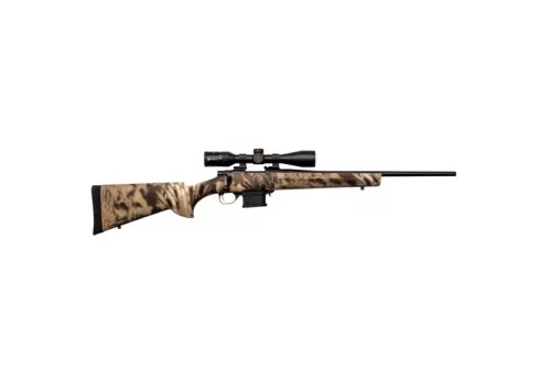 Howa M1500 Mini Action 6.5mm Grendel Bolt Action Rifle w/ 3-9x40mm Scope, Kryptek Highlander - HMP60602KHC+