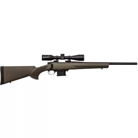 Howa M1500 Mini Action 6.5mm Grendel Bolt Action Rifle w/ 3-9x40mm Scope, Green - HMP60603+