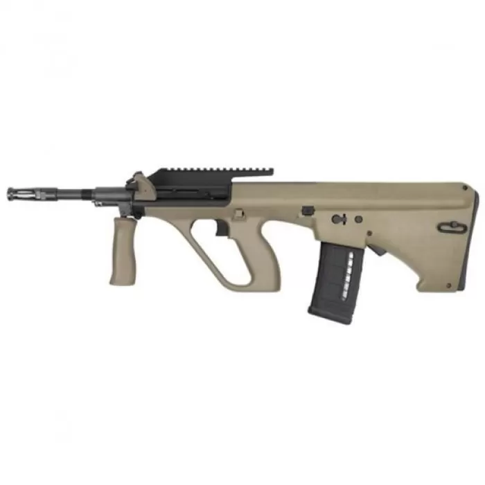 Steyr Arm AUG A3 M1 .223 Rem/5.56 Semi-Automatic Rifle w/ High 16-Slot Rail, Mud - AUGM1MUDNATOL Steyr Arm AUG A3 M1 .223 Rem/5.56 Semi-Automatic Rifle w/ High 16-Slot Rail, Mud - AUGM1MUDNATOL