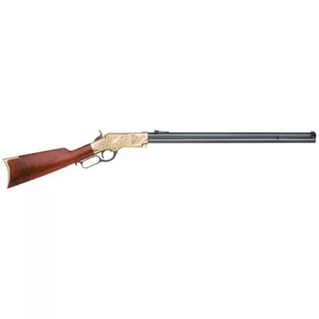 Taylors & Company 1860 Henry Engraved .44-40 Win Lever Action Rifle, Brown - 552883A