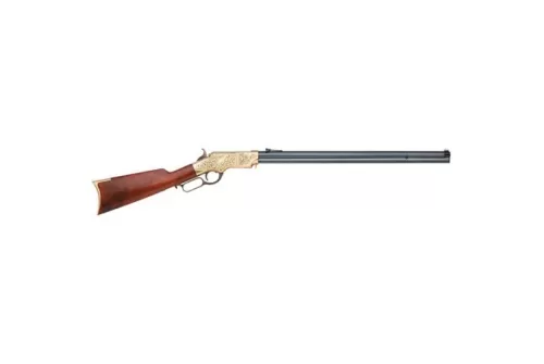 Taylors & Company 1860 Henry Engraved .44-40 Win Lever Action Rifle, Brown - 552883A
