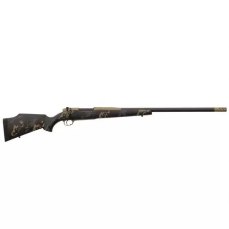 Weatherby Mark V Carbonmark 300 Wthby Mag 3+1 26" Black Fixed Monte Carlo W/Aluminum Bedding Stock Tungsten Gray Cerakote Right Hand MCMM653WR8B