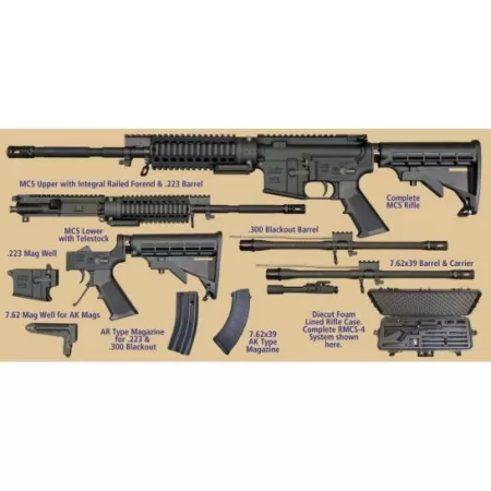 Windham Weaponry RMCS-3 Black 5.56 / .300 AAC Blackout 16-inch 30Rds