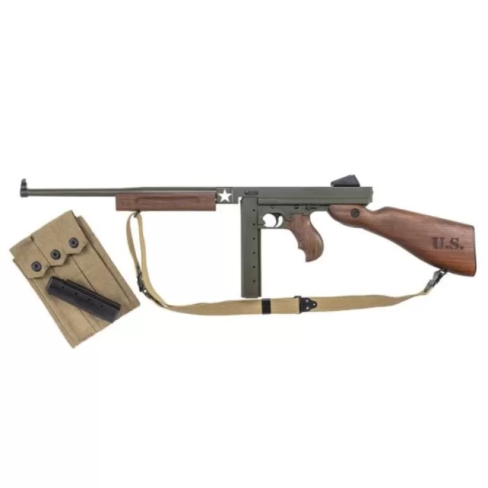 Auto Ordnance Tanker WWII Thompson .45 ACP Semi-Automatic M1 Carbine, Brown - TM1C1 Auto Ordnance Tanker WWII Thompson .45 ACP Semi-Automatic M1 Carbine, Brown - TM1C1